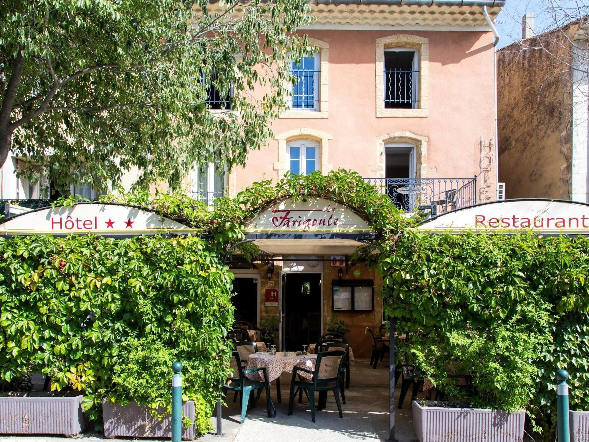 Logis Hotel Restaurant La Farigoule Sainte-Cecile-les-Vignes Экстерьер фото